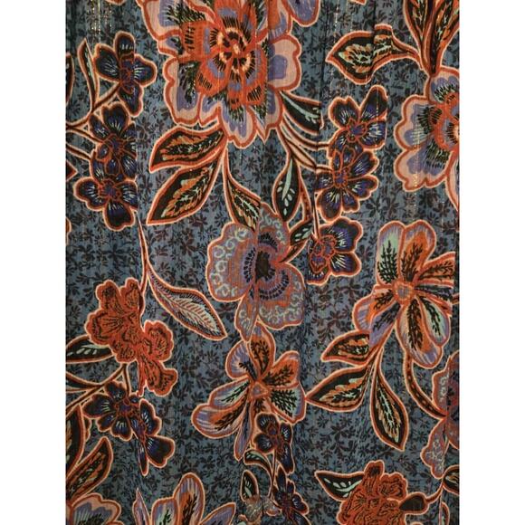 Misa Los Angeles Ilona Women's Floral Ruffled High-Low Maxi Skirt Black S - Picture 3 of 11